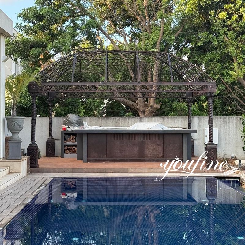 Large Cast Iron Gazebo Feedback from YouFine Israeli Client
