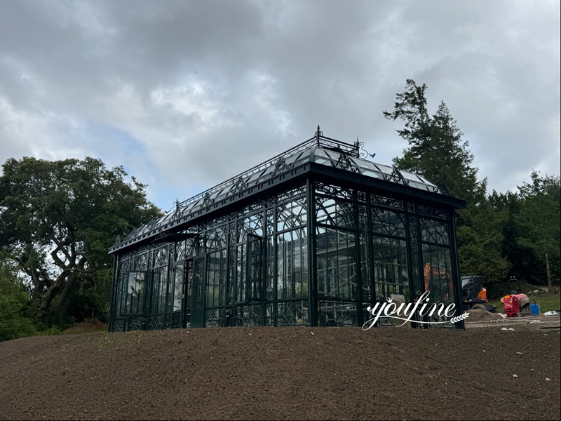 black victorian greenhouse feedback from England