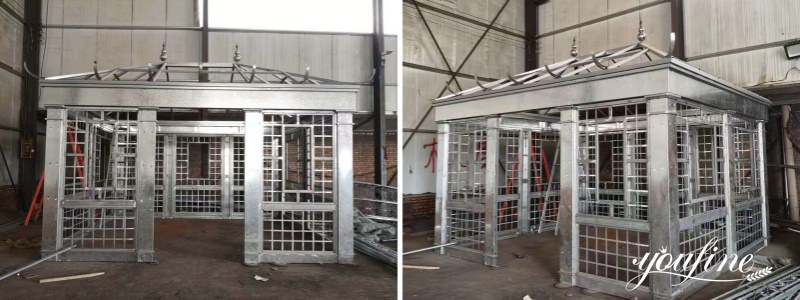 blue greenhouse test installation