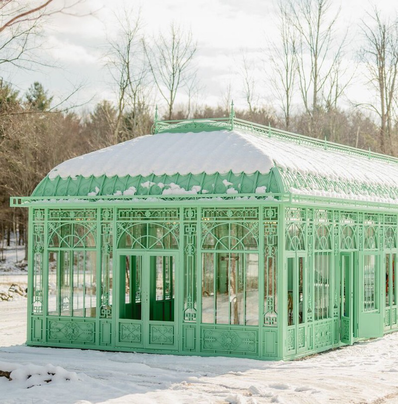 Wedding Large Iron Victorian Greenhouse