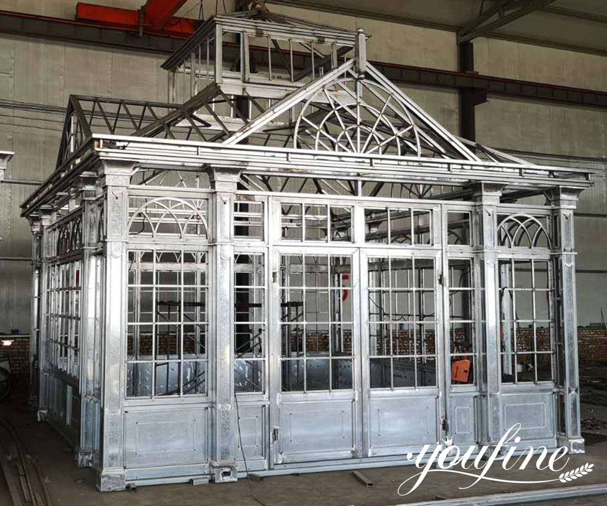 swimming pool iron sunroom test installation