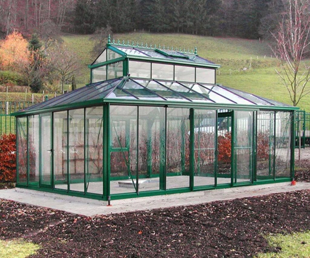wrought iron outdoor garden greenhouse