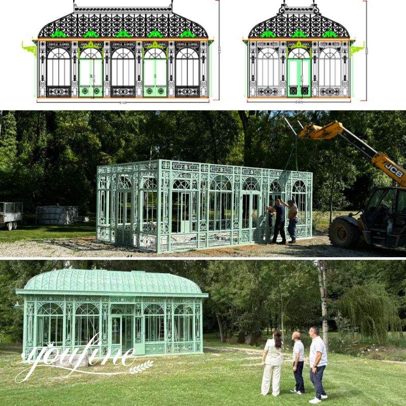 Design Drawing & Customer Installation & Dora Visits Clients in France