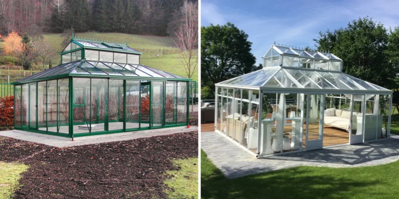 Different Color Choices of large garden greenhouse