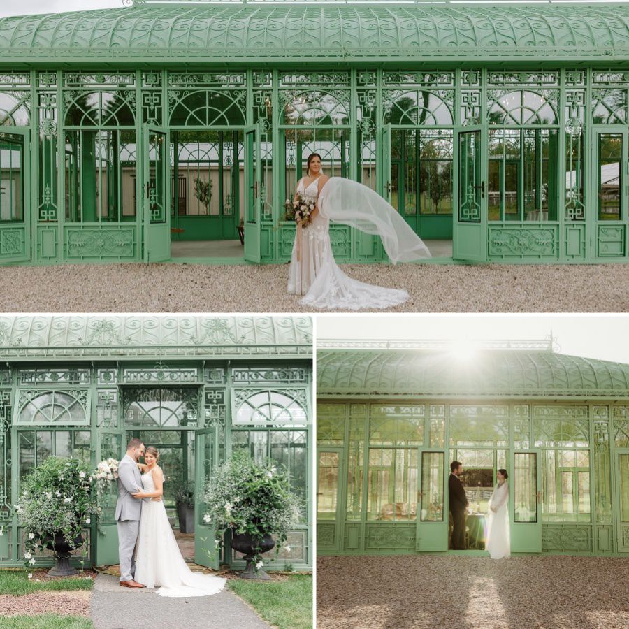 Huge Glass Greenhouse for Wedding