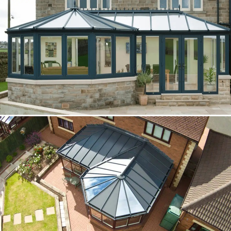 P-Shaped Iron Conservatory
