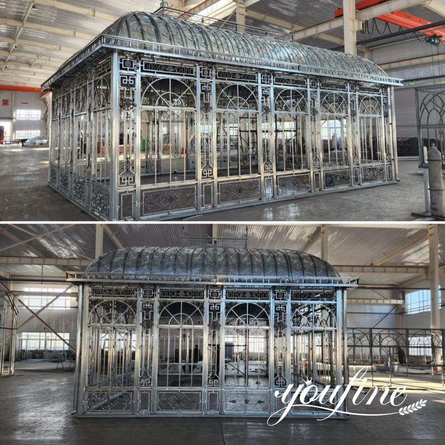 Test Installation of Rectangular Greenhouse