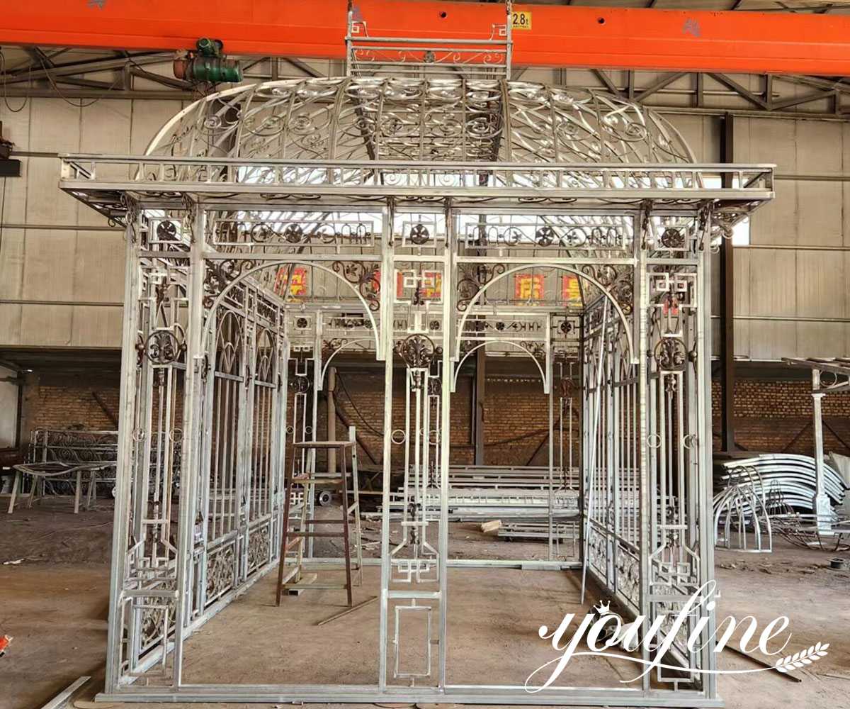 backyard greenhouse test installation