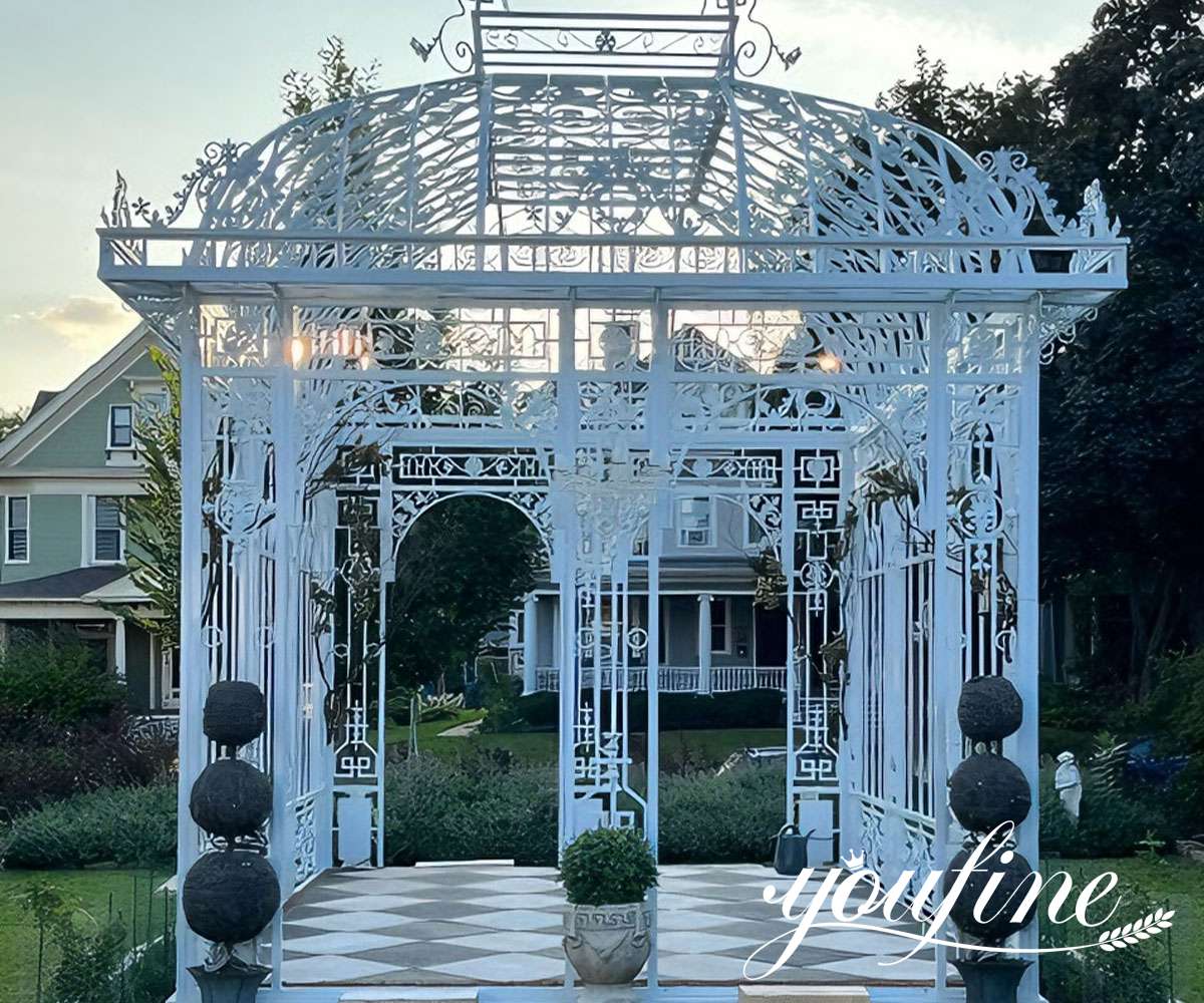 backyard iron greenhouse