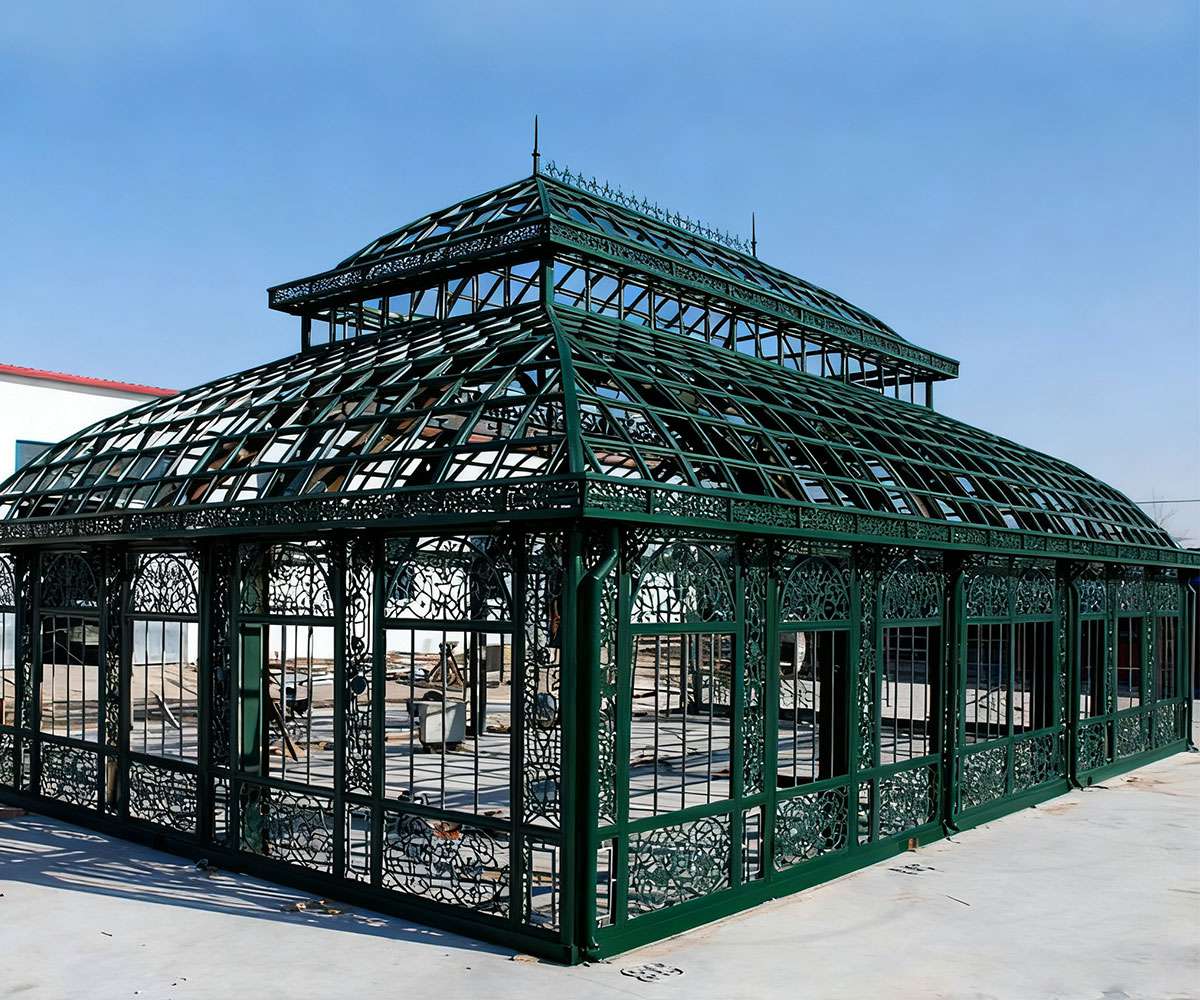 big iron glass greenhouse