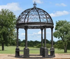 cast iron garden gazebo
