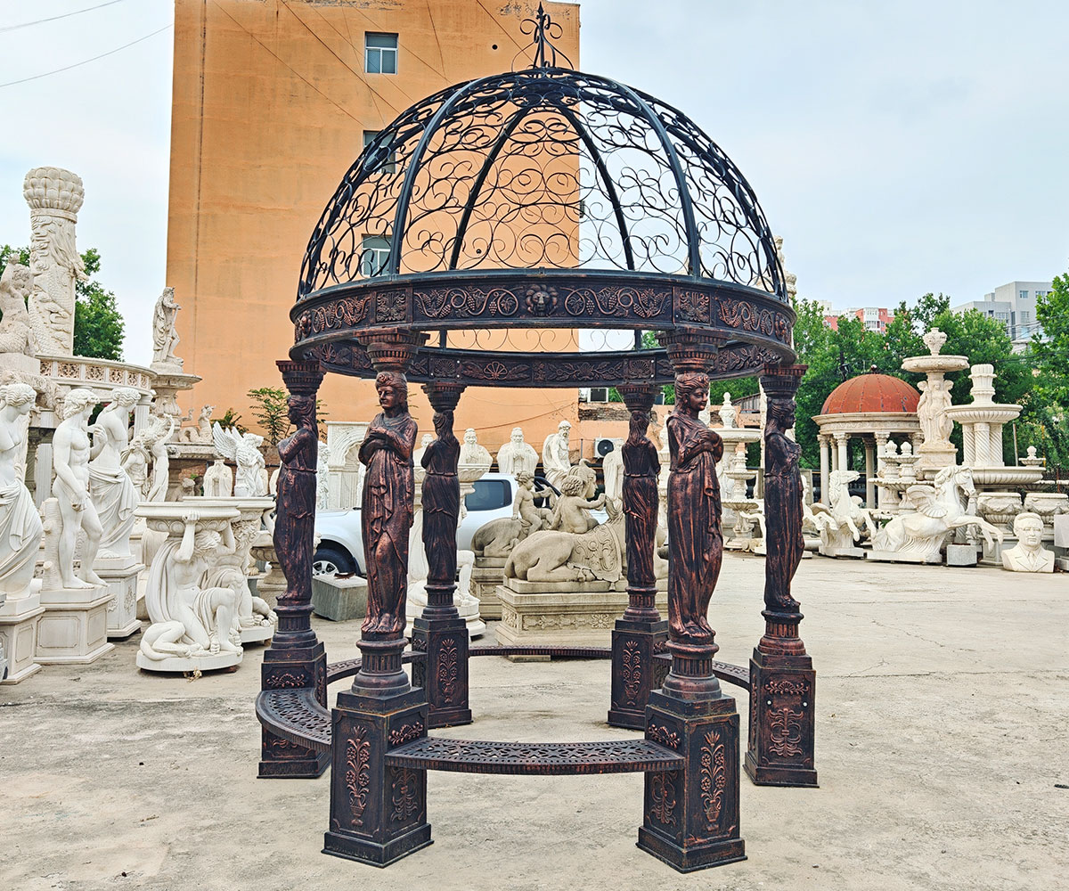 cast iron luxury garden gazebo