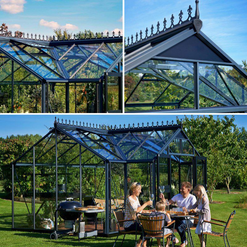 glass room conservatory detail