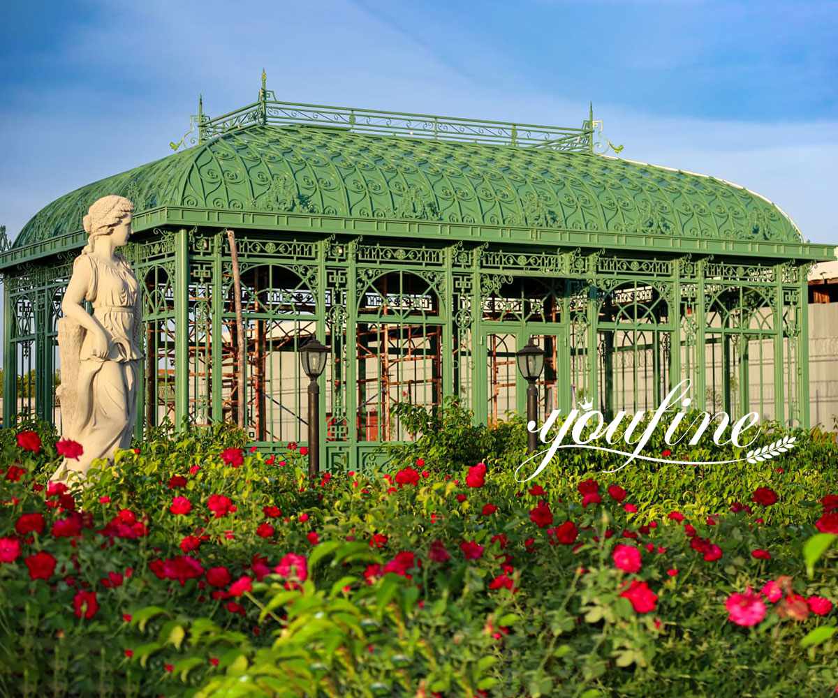 green iron conservatory