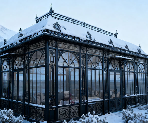 Premium Iron Greenhouse Installation