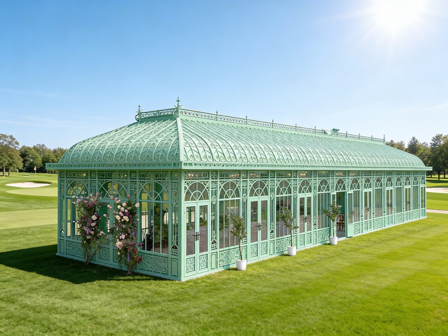 huge greenhouse