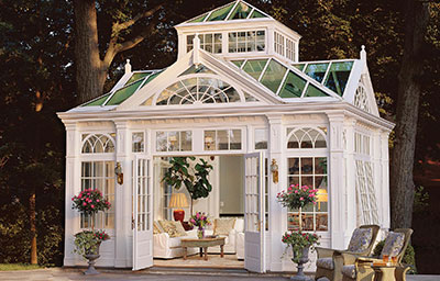 Metal Glass Sunroom
