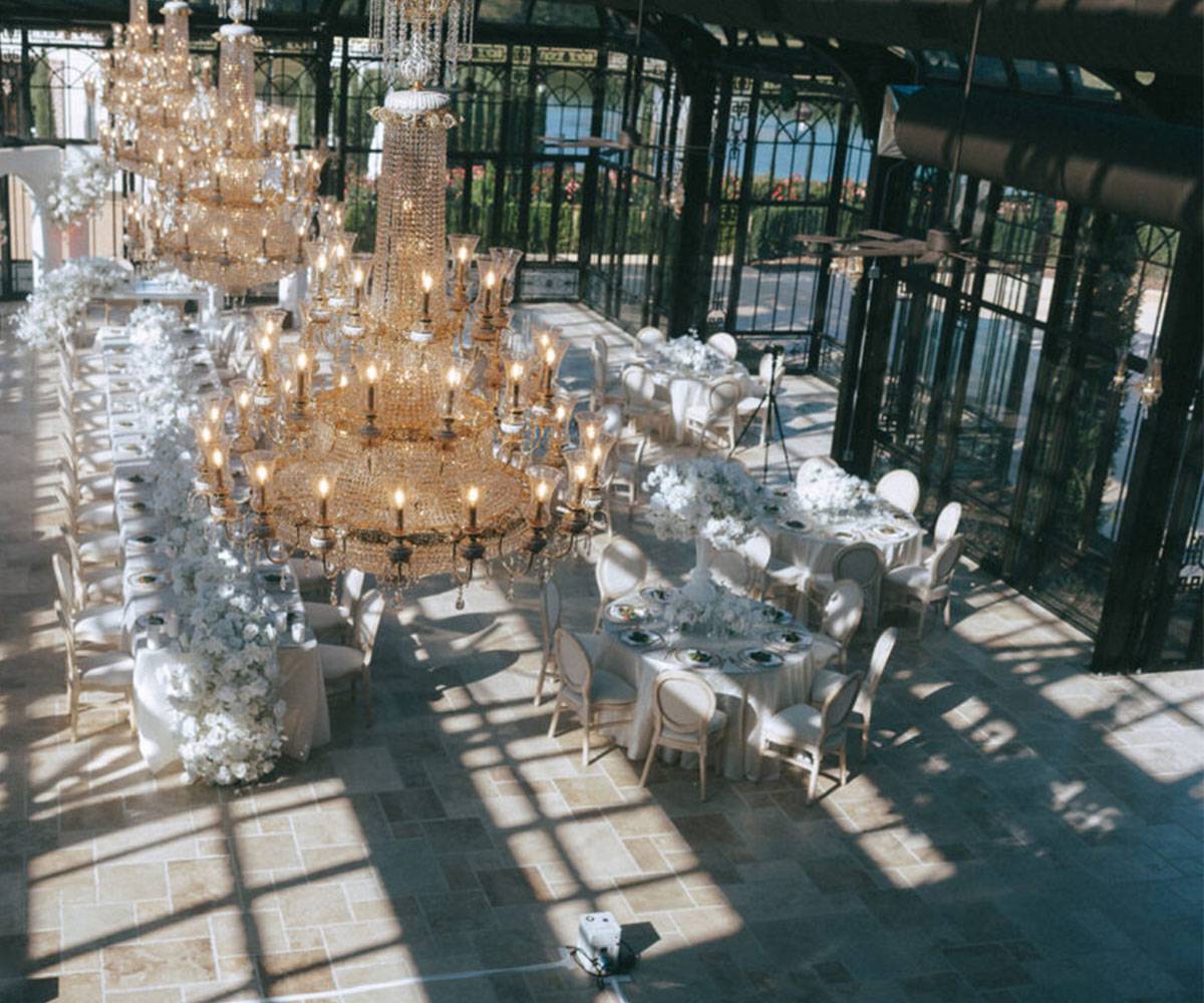 large custom iron greenhouse