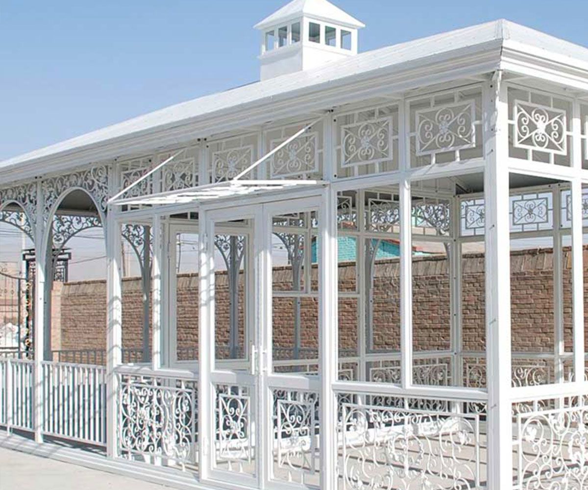 large iron luxury conservatory