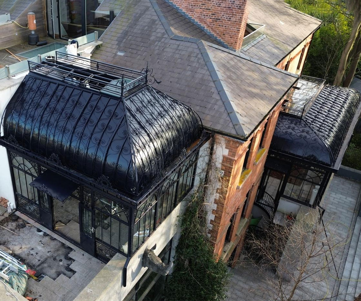 large lean to greenhouses