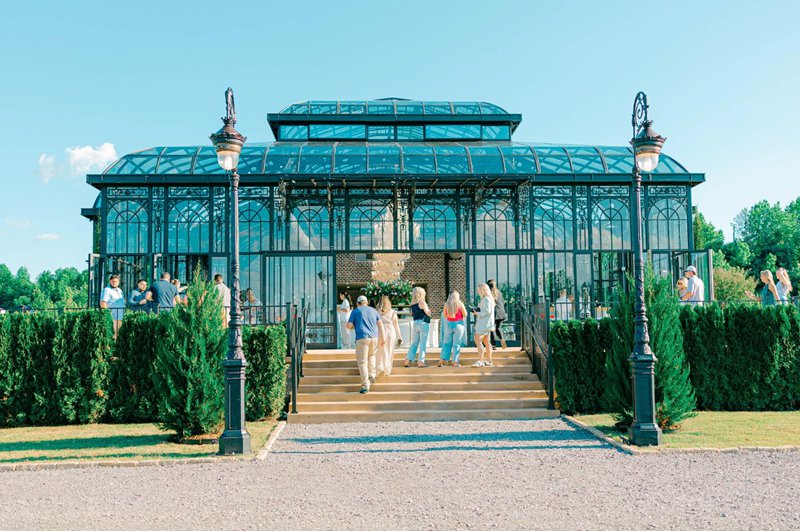 large outdoor greenhouse