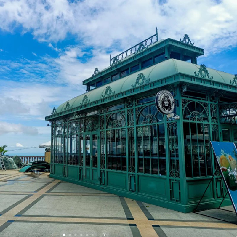 large victorian greenhouse