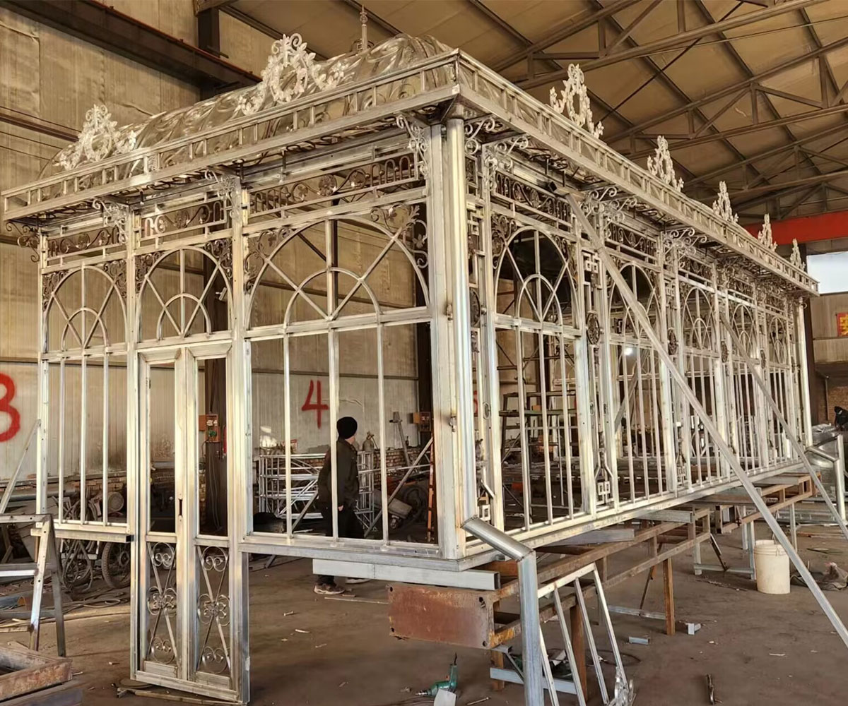 lean to greenhouse pre-installation