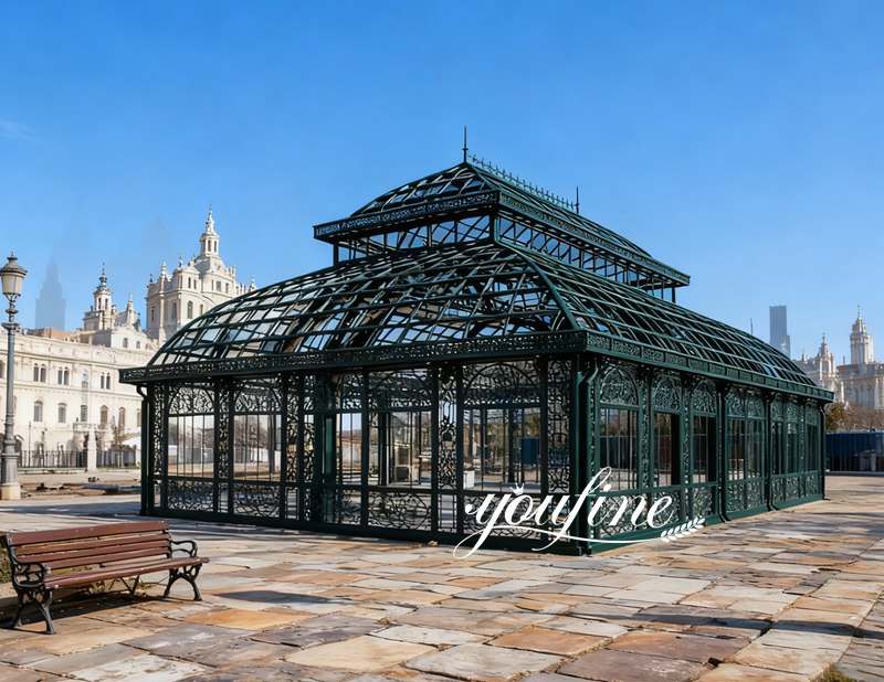 outdoor glass greenhouse