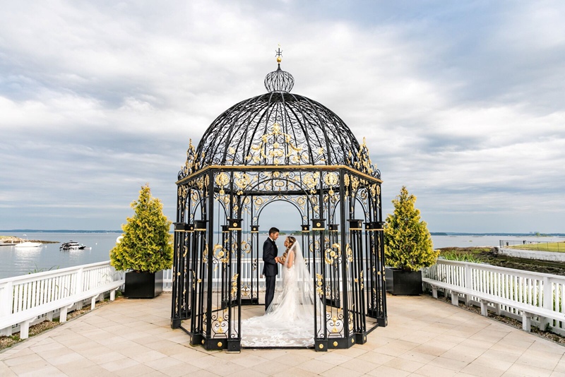 outdoor metal garden gazebo
