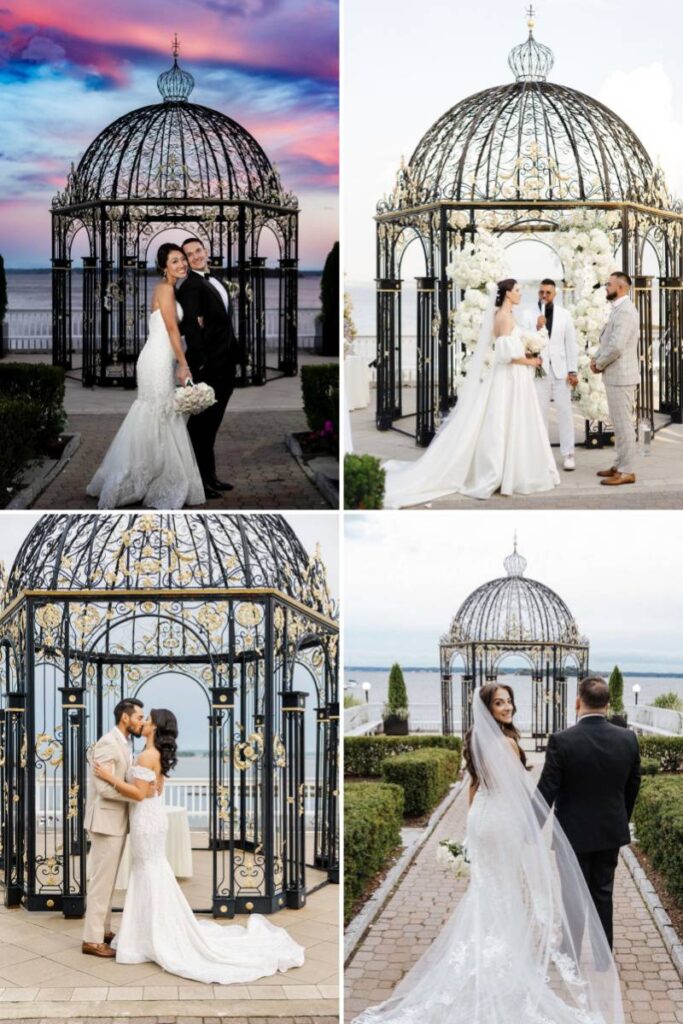 outdoor wedding gazebo venue