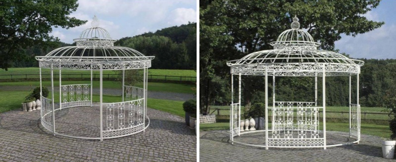 round garden gazebo