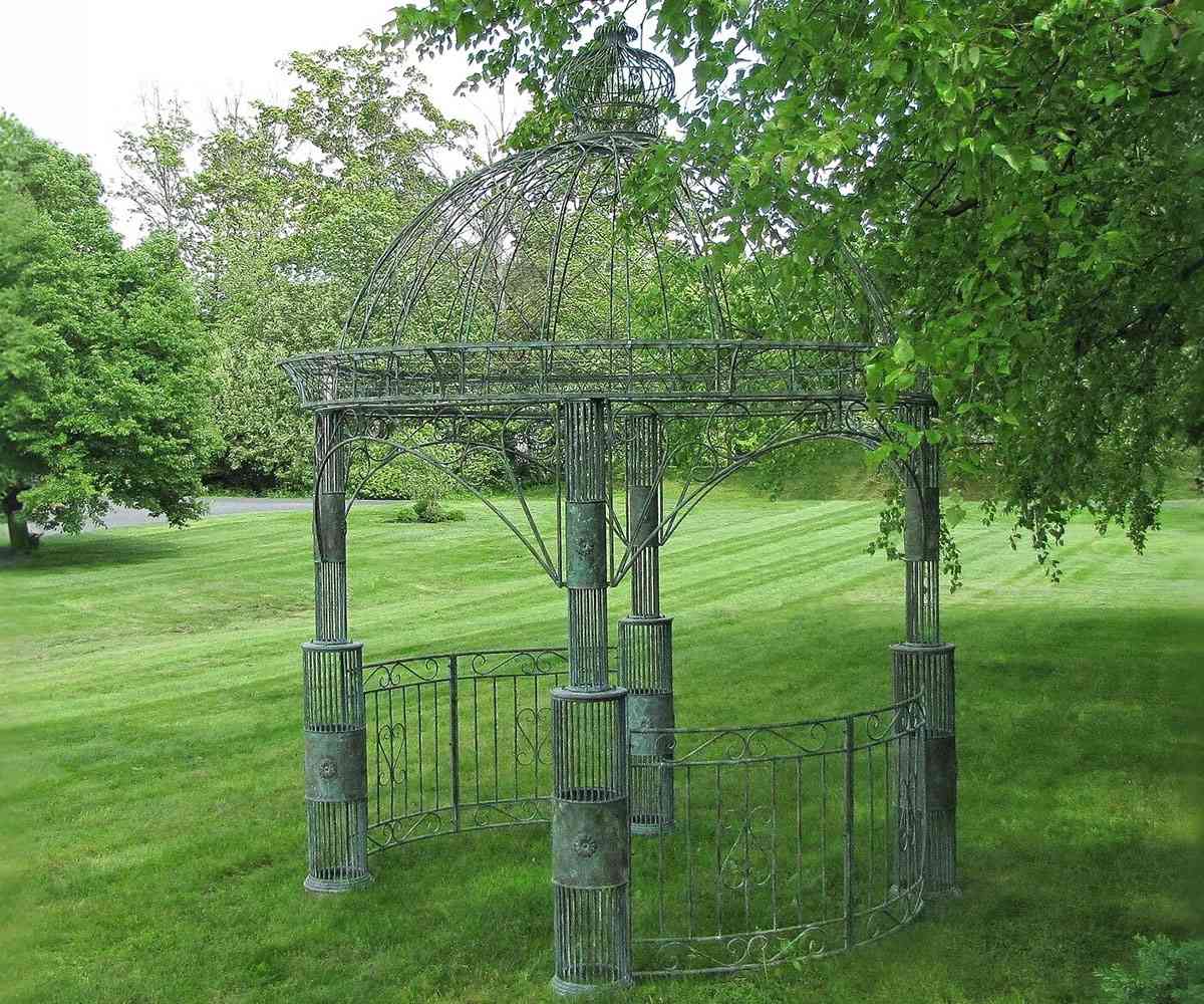 round iron gazebo