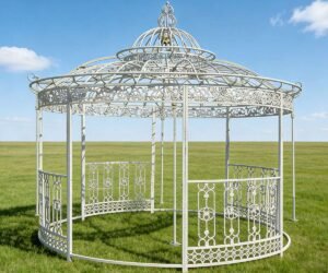 round iron gazebo