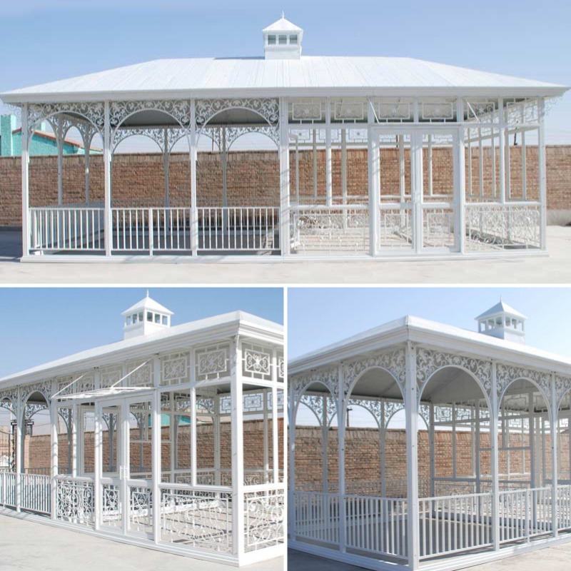 white conservatory detail