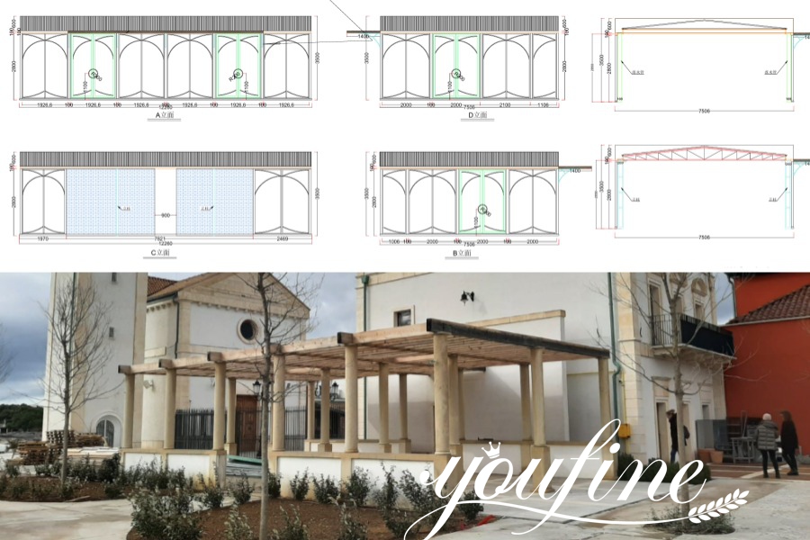Site plan and design drawings