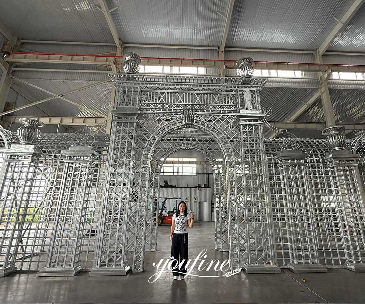 finished wrought iron gallery