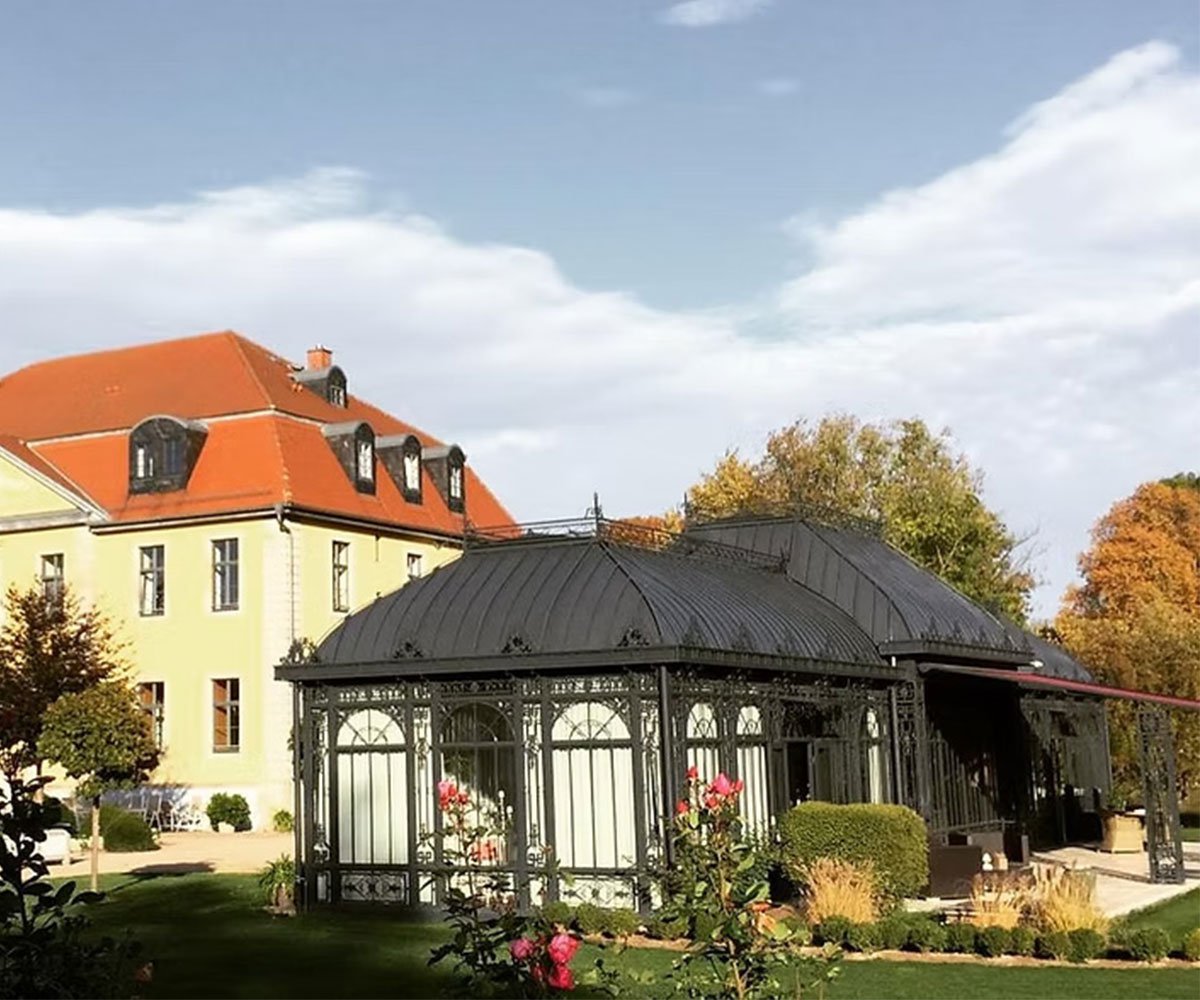 large custom victorian greenhouse