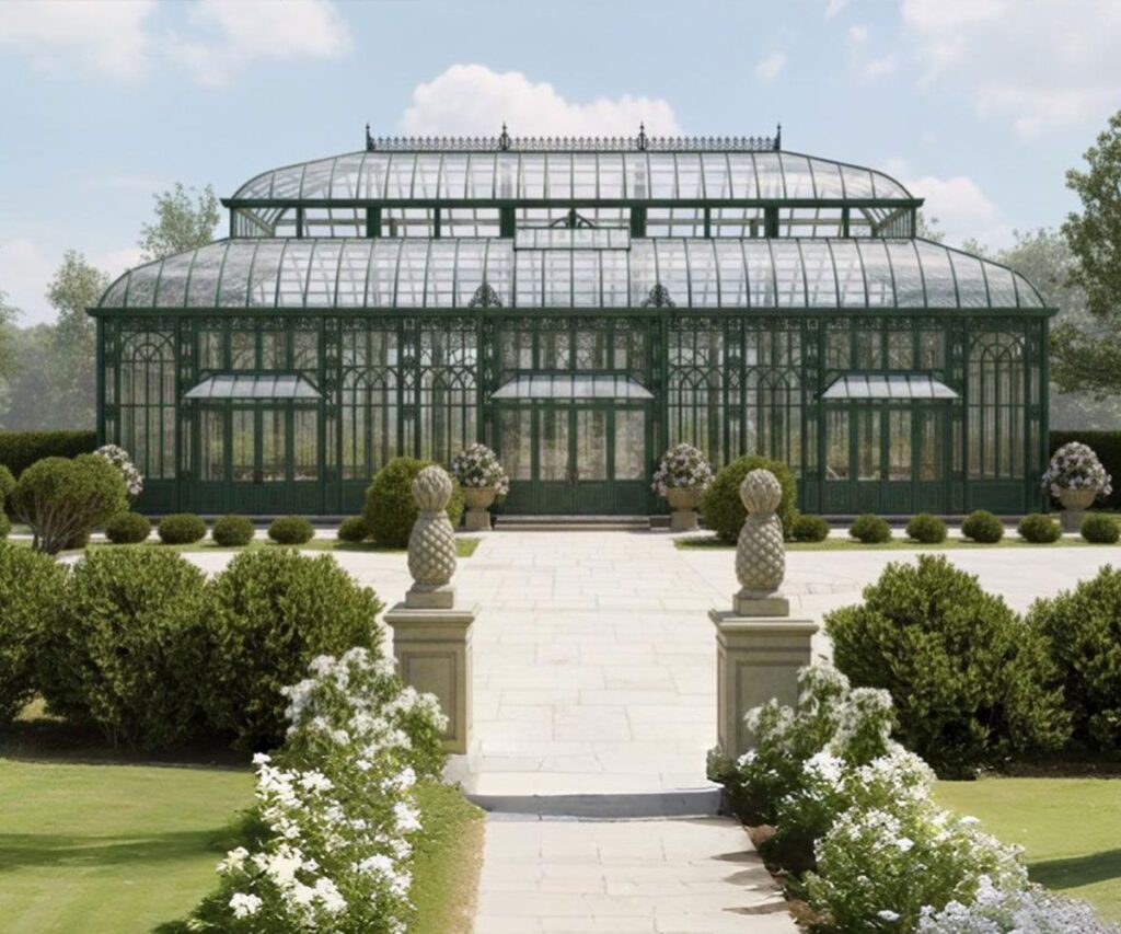 large modern victorian conservatory