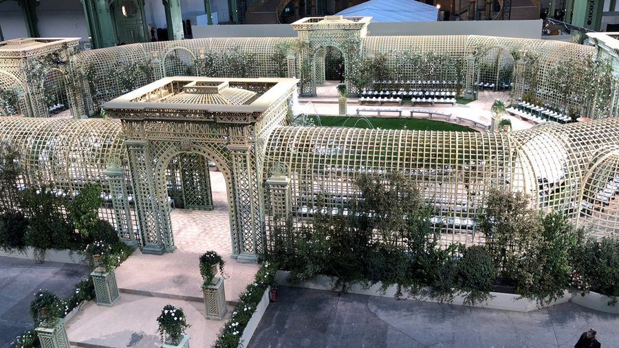 large wrought iron pavilion for show