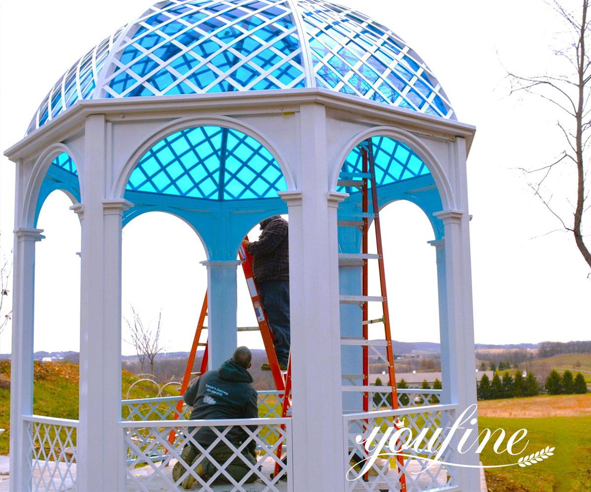 round outdoor gazebo feedback from US