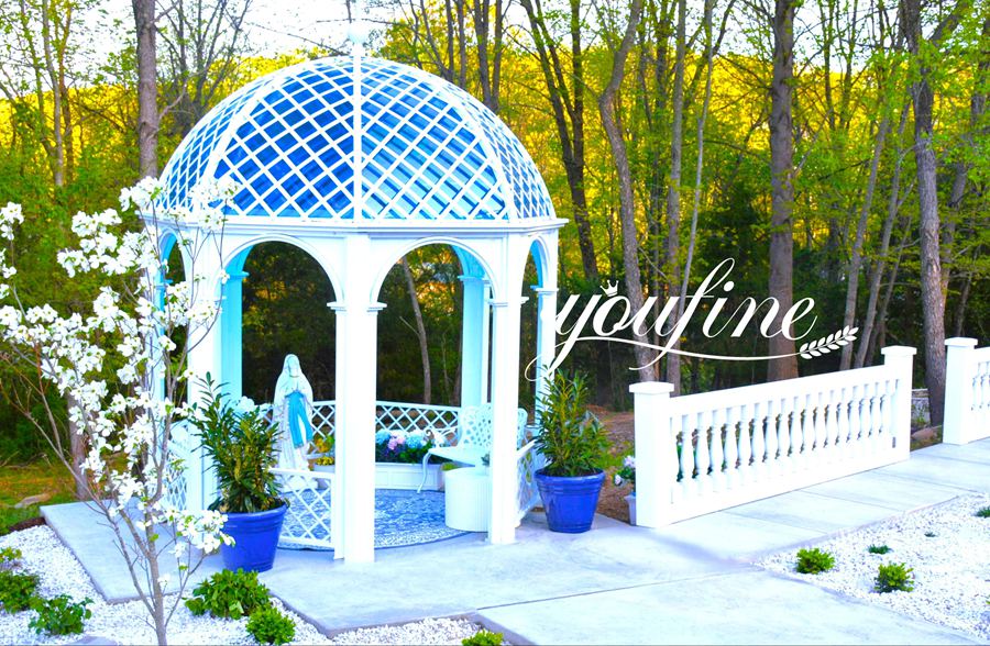 round outdoor gazebo