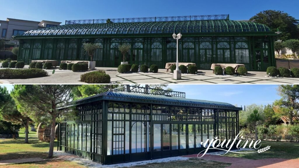 Victorian and moden conservatory
