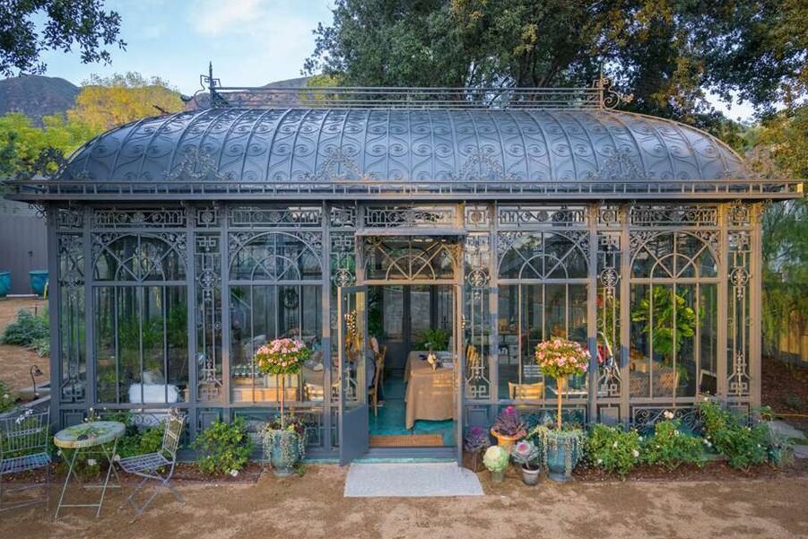 wrought iron conservatory