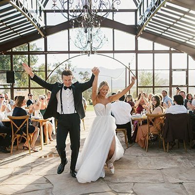 First Dance in Wedding Conservatory