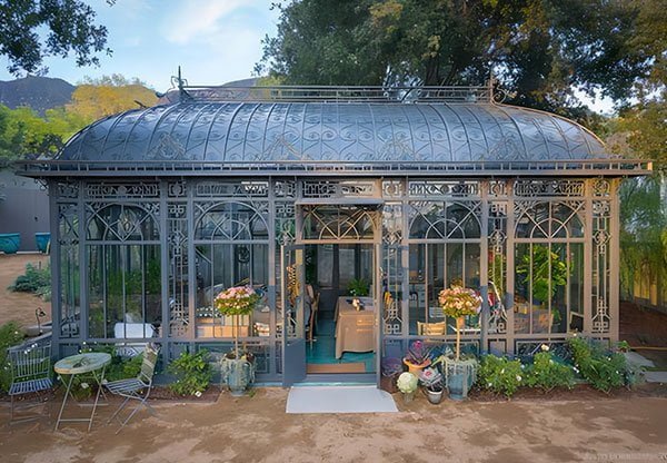 Garden Lounge Space conservatory interior with comfortable seating