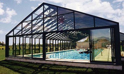 Hotel and Commercial Pool Greenhouse