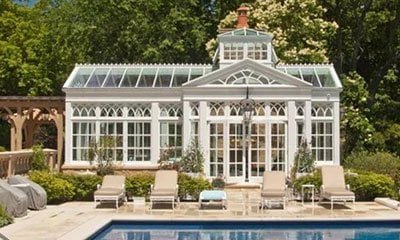 Rectangular Pool Greenhouse