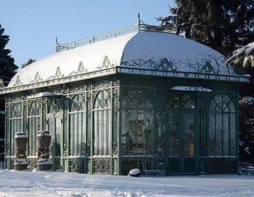 Wedding Conservatory in Snow