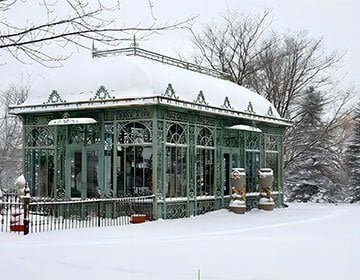 Wedding Conservatory in Rain