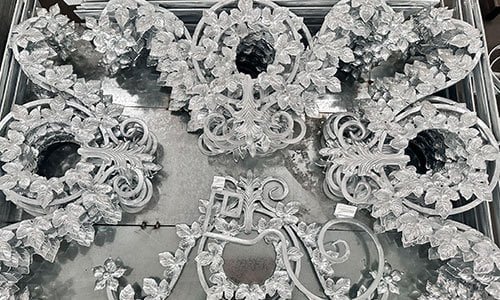 Decorative Iron Works for Wedding Conservatory